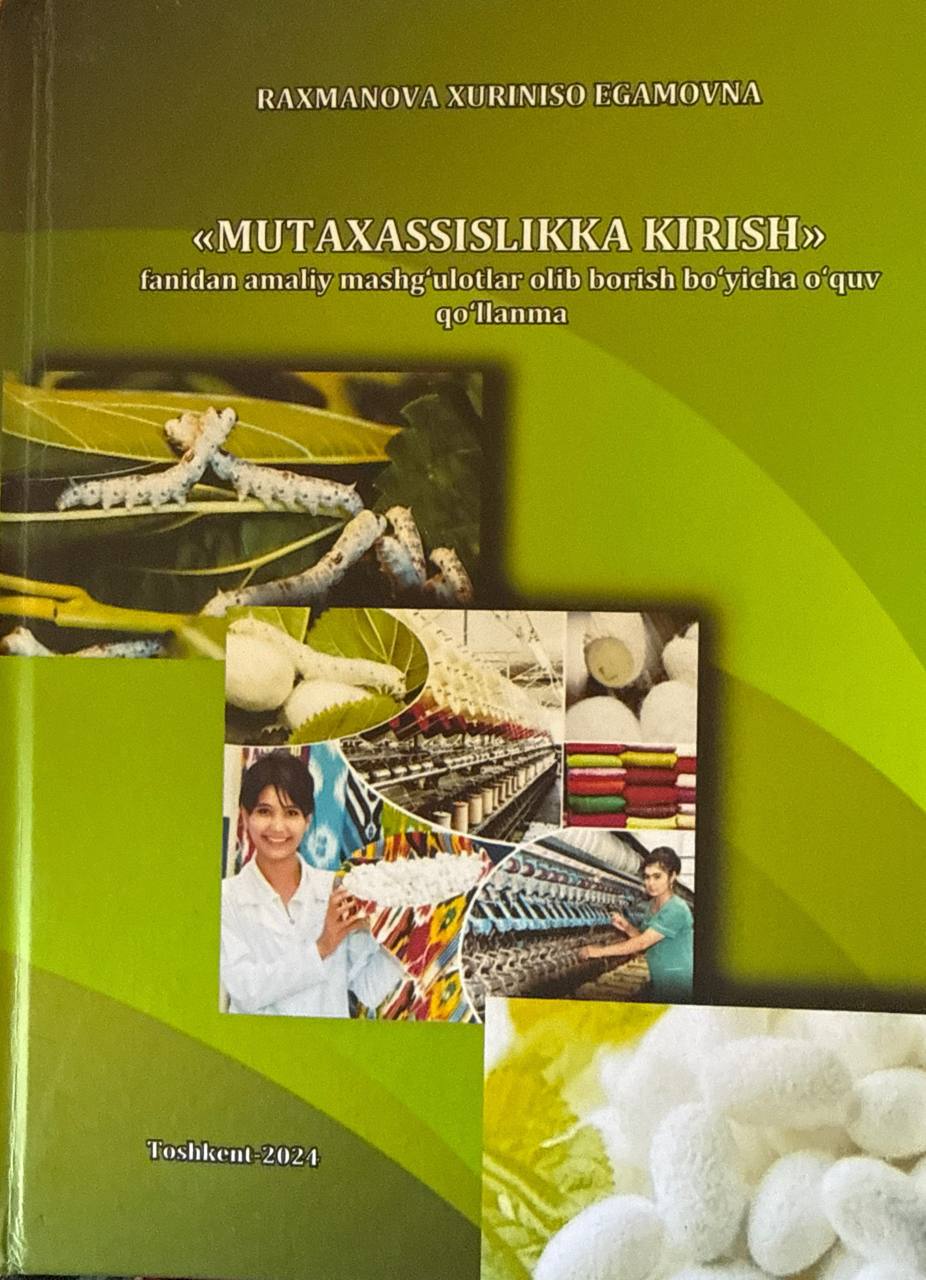 Mutaxassislikka kirish fanidan amaliy mashg\ulotlar oli, ,orish ,o'yicha o'quv qo'llanma