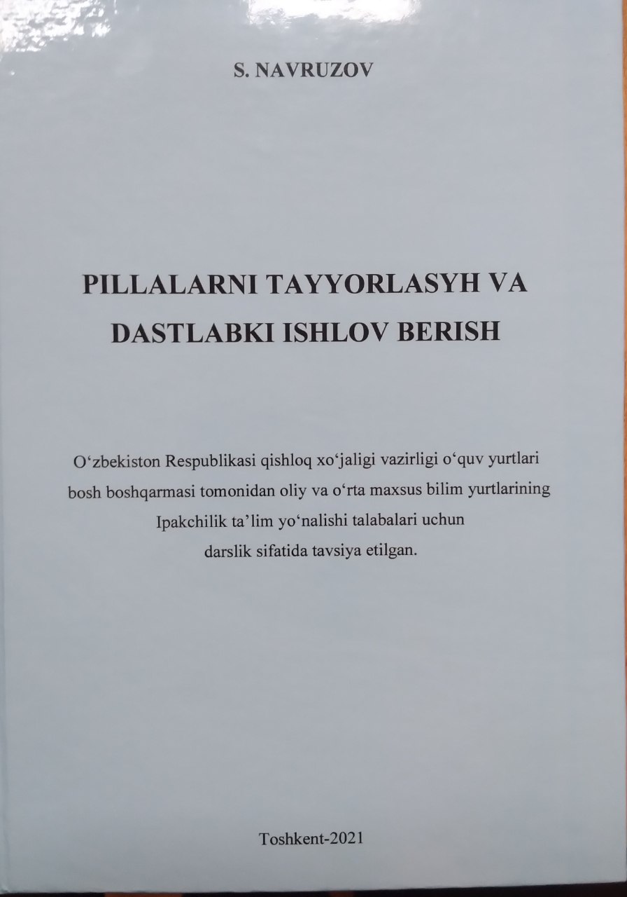 Pillalarni tayyorlash va dastlabki ishlov berish